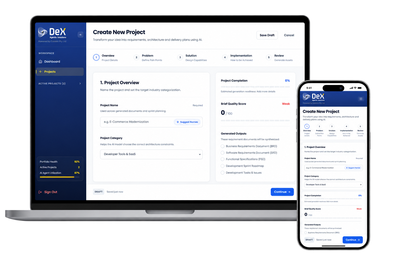 DeX Enterprise App Preview